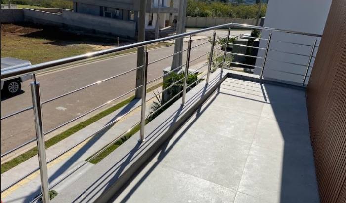 Parapeito de Aço Inox